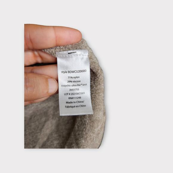 Barefoot Dreams CozyChic Ultra Lite Gray Cowl Neck Tunic Women's Medium - Picture 5 of 8